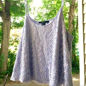 Crop, flowy spaghetti strap top